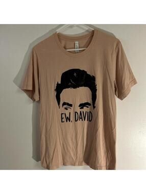Tan and black EW David T-shirt